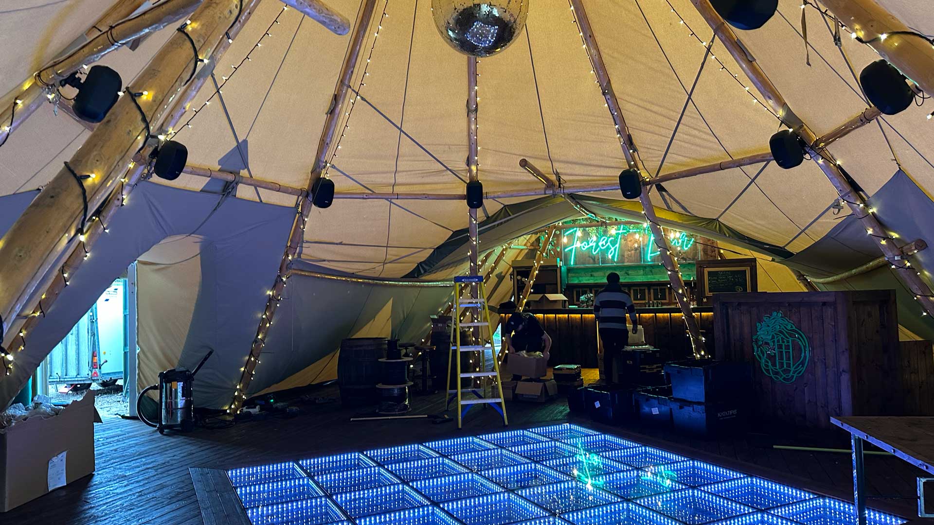 AV install for permanent tipi